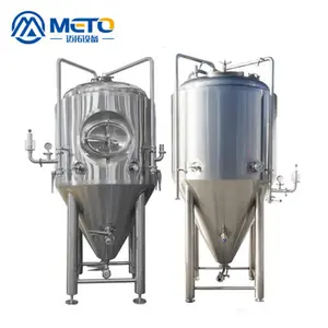 600l en acier inoxydable fermenteur de bière unitank pour brassage de bière avec top ou trou d'homme latéral