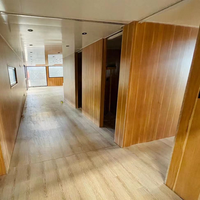 Bureaux mobile de luxe en forme de T, norme européenne, petit conteneur de livraison de luxe, maison, hôtel, villa avec salle de bains, cuisine