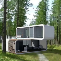 Petite maison cabine Apple moderne préfabriquée bon marché à vendre Maison préfabriquée portable 20Ft 40Ft Office Pod insonorisée Container