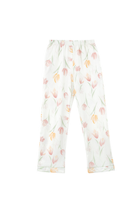 L'ultimo stile di tulipano in puro cotone con abbinamento dei colori è un abbigliamento da notte imperdibile per la casa <span class=keywords><strong>e</strong></span> i viaggi delle donne - Product Image 6