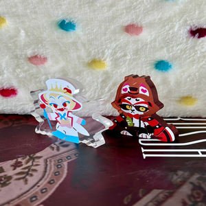 Blancs acryliques Pastel pour la découpe laser Coral Candy Rainbow Color Sublimation Keychain Anime Style Plexiglass Keychain - Product Image 5