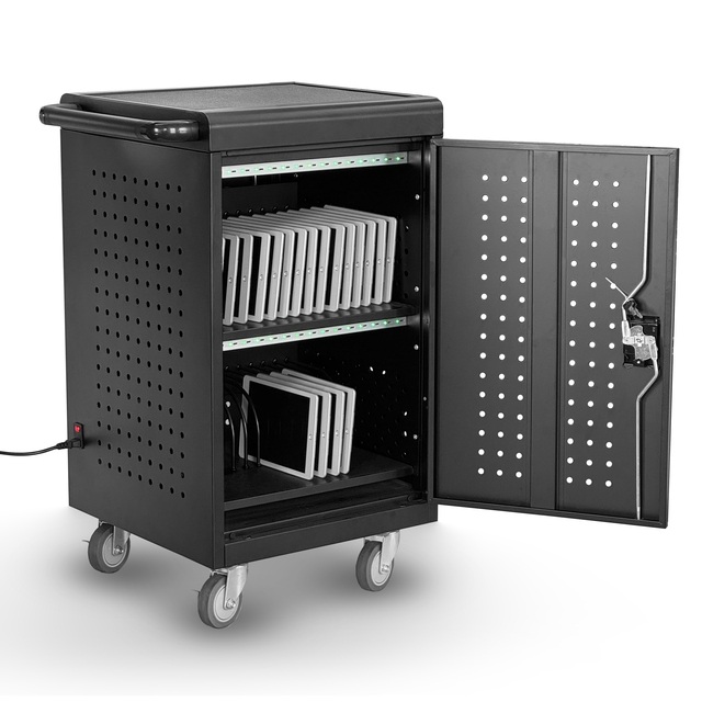 Tablet Ipad Chrome Book Charging Cart Mobile Phone USB Charging Charger Cabinet Laptop Charging Cart