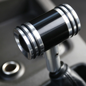 Pommeau de levier de vitesse de voiture en alliage d'aluminium, universel, rouge, noir, argent, bleu, antirouille - Product Image 2