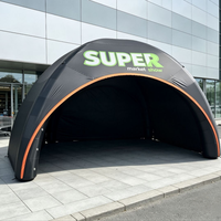 Tente publicitaire gonflable personnalisée, auvent en forme d'araignée, dôme, stand pour événements d'entreprise