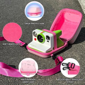 适用于 <span class=keywords><strong>Polaroid</strong></span> Now 3rd、OneStep、OneStep+、Onestep 2、Now、Now+Gen 2、Flip 即时胶片相机的相机包，带可调节肩带 - Product Image 4