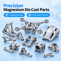 Pièces moulées sous pression en alliage de magnésium sur mesure, usinage CNC, composants métalliques de précision, service de fabrication OEM