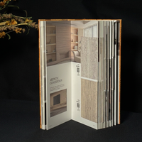 Catalogue d'échantillons de panneaux en cuir gaufré et estampé à chaud / Livre d'échantillons de panneaux décoratifs personnalisés