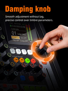 CHXYKOM Mixer <span class=keywords><strong>Audio</strong></span> Professionale per Trasmissioni Online in Diretta, Creazione <span class=keywords><strong>di</strong></span> Contenuti <span class=keywords><strong>Audio</strong></span> e <span class=keywords><strong>Video</strong></span> - Product Image 3
