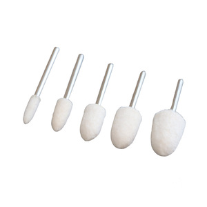 Almohadilla de pulido de lana cónica de 2.35mm, grano ultrafino para pulido de mármol con amoladora de troqueles - Product Image 1