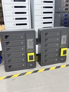 Casillero Comercial sin Llave para Carga de Teléfonos, Gabinete de Carga de 6 Compartimentos con <span class=keywords><strong>Pago</strong></span> sin Efectivo, Control Remoto de Datos de Uso para Centros Comerciales y Bares - Product Image 6