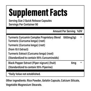 Capsules de Curcuma et Curcumine OEM – Formule Personnalisée – Fabricant – Antioxydant Naturel – Complément pour la Santé des Articulations – Marque Privée – Vente en Gros - Product Image 3