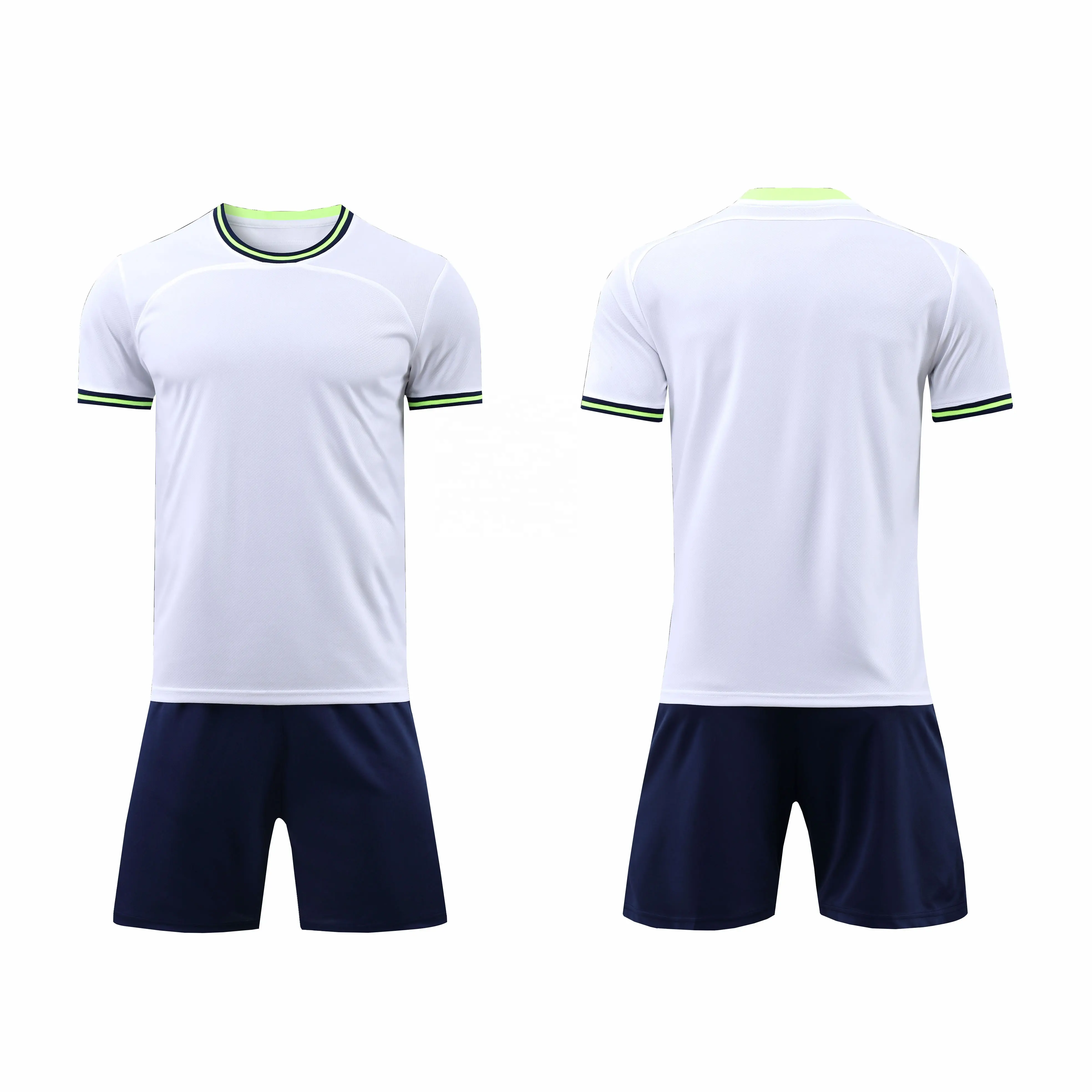 2022新しいカタールサッカーの試合フィットネススポーツウェア速乾性サッカースーツ親子ボールスーツを印刷することができます