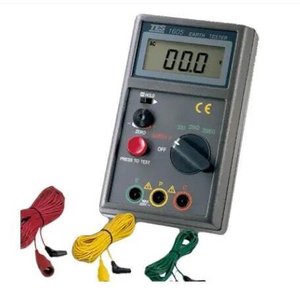 Probador de Tierra Digital Tes 1605, Medidor de Resistencia de Alta Precisión de 0.020 a 300k para Pruebas de Tierra - Product Image 1