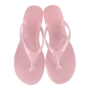 Sandales de plage pour femmes, style coréen, transparentes, légères, à bout fermé, avec empeigne en tricot respirant et fermeture à bride, semelle extérieure en plastique - Product Image 6