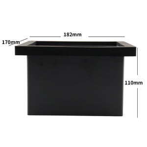 咖啡师工具不锈钢黑色浓缩咖啡敲盒咖啡配件无底咖啡敲盒 - Product Image 6