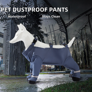 מכנסיים מלא-רגל dustproof מכנסיים לכלבים טדי ביצ 'ון בעלי לחיות מחמד בעלי עמיד למים מגן חיצוני - Product Image 2