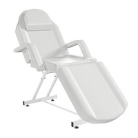 Table de massage et chaise de beauté pliante multifonctionnelle Mason, double usage, cadre en acier PVC, design moderne, pour soins du visage