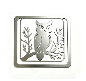 Marcapáginas de Metal Grabado Personalizado con Diseño de Búho, Marcapáginas de Metal con Recorte de Animal para Regalo y Colección - Product Image 3