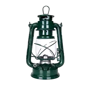 Lampe à kérosène suspendue en métal avec mèche en coton d'extérieur, résistante au vent, avec abat-jour en verre - Product Image 1