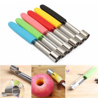 Multicolor roestvrijstalen appelboor, fruit schiller, gekarteld buisje, handmatige fruitpitverwijderaar voor thuiskeuken fruitbereiding