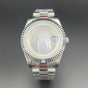 Pièces de modification de montre, boîtier et bracelet 41 mm, ensemble complet 8285, verre saphir, compatible avec le mouvement 8285 - Product Image 4
