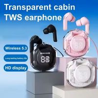 Nouveaux écouteurs TWS Air39 avec écran LED, étui transparent en cristal, écouteurs sans fil intra-auriculaires, casque de jeu, casque JL, vente chaude