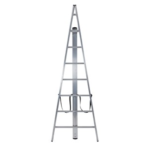 Trittika Scala Triangolare Industrial Design Aluminum Ladder <b>Foldable</b> Triangular Structure for Easy Application - Product Image 2