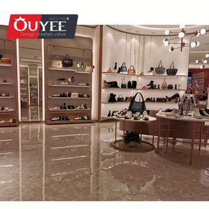 Bolso de mano Tienda Decoración de interiores Bolso diseñado Tienda Escaparate de madera personalizado moderno - Product Image 5