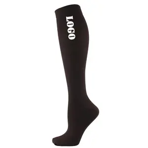 Custom Logo and Pattern Compression Socks For Men Women Youth Design High Knee Comfortable Medical Sports Socks