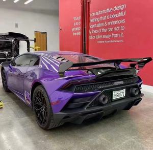 Nuovo Spoiler Posteriore in Fibra di Carbonio di Alta Qualità per Huracan LP580/LP610 EVO, Stile VORS Aggiornato con Finitura Lucida - Product Image 3