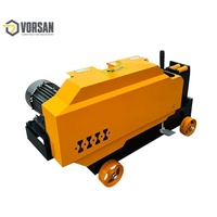 Machine de découpe de barres d'armature montée sur roues GQ-45 pour usine de béton préfabriqué et atelier d'acier – Machine de découpe de barres d'armature haute efficacité
