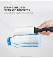 Vente chaude Personnalisé Poignée Brosse Lint Roller Classique Lint Roller Avec Poignée Pet hair Lint Sticky Roller