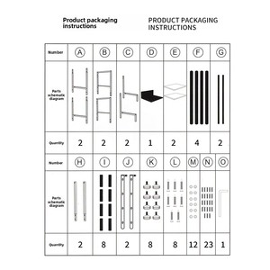 Supporto per chitarra con combinazione in acciaio-legno con supporto a 6 piani per portaoggetti da Studio Multi-strato per basso e chitarra elettrica - Product Image 2
