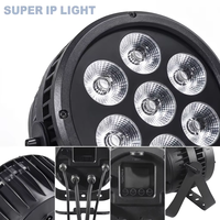 Projecteur LED PAR extérieur 7x20W RGBW 4-en-1 IP65 étanche multi-angle DMX RDM pour discothèque et soirées DJ