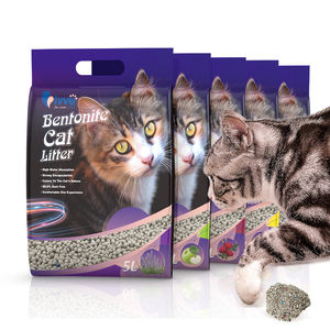 Arena para gatos, arena para agrupar bentonita, arena triturada para gatos, 20 kg - Product Image 6