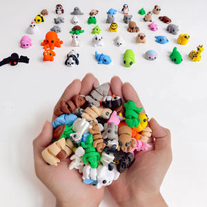 Vashine-Jouet animal imprimé <span class=keywords><strong>en</strong></span> 3D, jouet souvenir zoo de dessin animé, ornement <span class=keywords><strong>en</strong></span> cristal flexible, mignon, PLA Toi pour enfants - Product Image 4