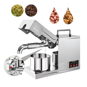 Presse à huile électrique en acier inoxydable à haute vitesse de pressage pour l'extraction d'huile de tournesol pour les petites entreprises - Product Image 1