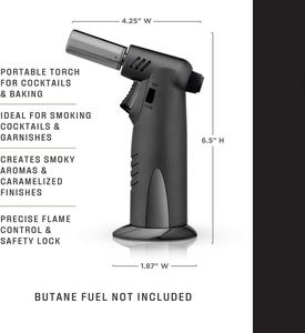 Jet Flame <b>Lock</b> Stainless Steel Windproof <b>Portable</b> Torch Lighter Gas Butane Refillable for Cigar Cigarette Smoking Accessory - Product Image 4
