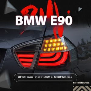 ชุดไฟท้ายรถยนต์ BMW ซีรีส์ 3 E90 รุ่น 320I ปี 05-12 แบบดัดแปลง LED พร้อมไฟเลี้ยว 12V สภาพใหม่ สีแดง รุ่น E90 320I LED - Product Image 5