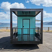 Remorque alimentaire personnalisée avec barbecue et café, camion de cuisine mobile pour la vente commerciale