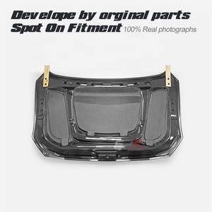 Capot en fibre de carbone double face pour SUBARU IMPREZA VAB VAF WRX 2014-2018 à partir de STI S4 EPA ATTK Capot avant bien fait - Product Image 3