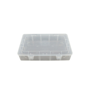 Transparent Plastic Storage <b>Box</b> Rectangle 27.6X16.5X5.6Cm Covered Jewelry Hardware Tool Organizer - Product Image 5