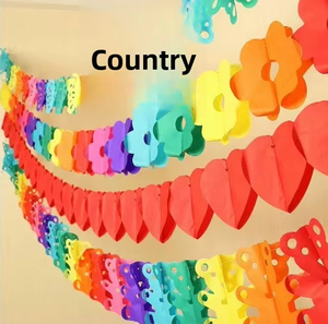 Strisce di Carta Colorate con Cuori per Decorazioni di Feste di Compleanno, Carnevale e Giornate dei Bambini - Product Image 1