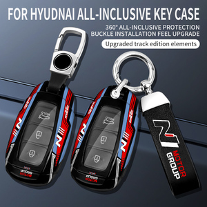 Étui de <span class=keywords><strong>clé</strong></span> de <span class=keywords><strong>voiture</strong></span> pliable de luxe en ABS CK-112105 pour Tucson Sonata Elantra I20 35 Nigo Palisade Cosmo Sedona Festa par FML - Product Image 4