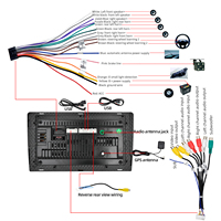Autoradio écran tactile 7 pouces/9 pouces/10 pouces, autoradio Android, navigation GPS, lecteur DVD de voiture universel Ts7 MP5