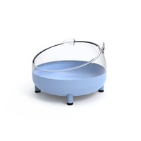 Vente en gros Nouvelle baignoire transparente écologique en plastique élégante pour hamster, accessoires de salle de bain pour animaux de compagnie