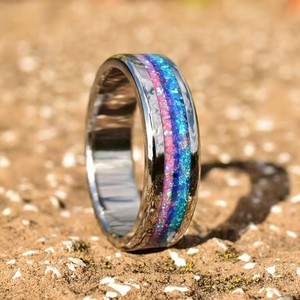 Bague de niche rétro en acier inoxydable Texture Texture Double Dragon Game of Thrones Bague Bijoux tout-aller à la mode - Product Image 2