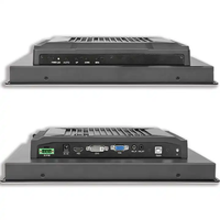 PC Industrial Integrado Todo en Uno, Resistente al Agua IP65, Pantalla Táctil Capacitiva LCD de 8"-15.6" y 10 Puntos, para Compras, Orientación y Ascensores