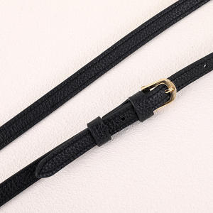 Lanière de téléphone en cuir à double boucle réglable, chaîne de téléphone unisexe à porter en bandoulière avec accessoires de sac multifonctionnels - Product Image 3