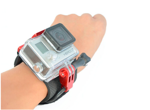 Nouvelle Caméra Accessoires Poignet Support Clip Ceinture Sangle et boîtier Étanche Serrure pour <span class=keywords><strong>Gopro</strong></span> <span class=keywords><strong>Hero</strong></span> <span class=keywords><strong>4</strong></span>/3 + boîtier Étanche Montage - Product Image 3